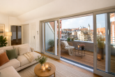Urbaner Rückzugsort mit Charakter – exklusive Dachgeschosswohnung mit Domblick - Wohnen mit Loggia