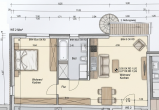 Ideal für Singels oder Paare - Moderne 2-Zimmer-Wohnung mit Charme und Komfort sucht neue Bewohner - Grundriss